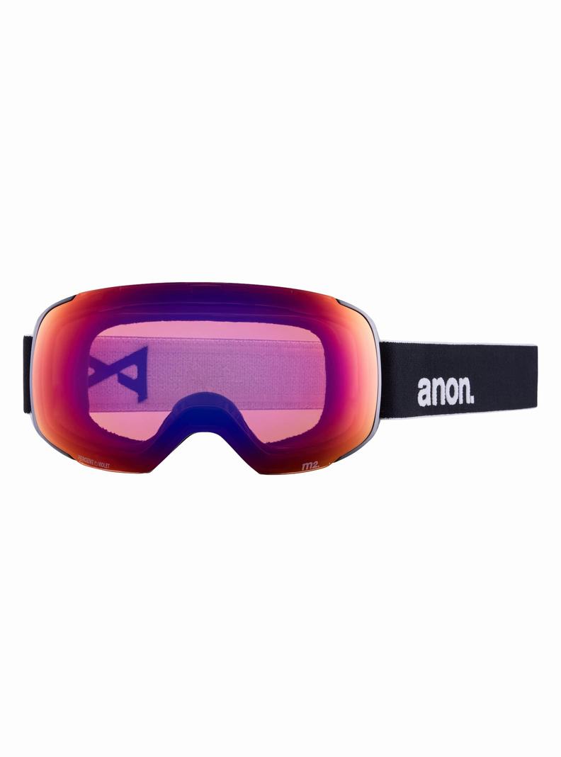 Lunette Ski Burton Anon M2 Goggles (Polarized) + Bonus Lens  Noir Violette Femme | SUG-4883707