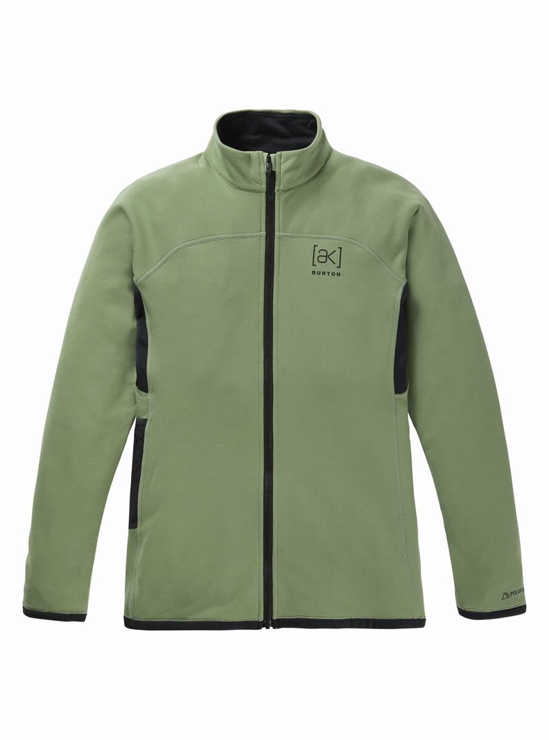 Sweats Burton [ak] Baker Power Stretch Full-Zip Fleece  Vert Femme | BNH-1608970