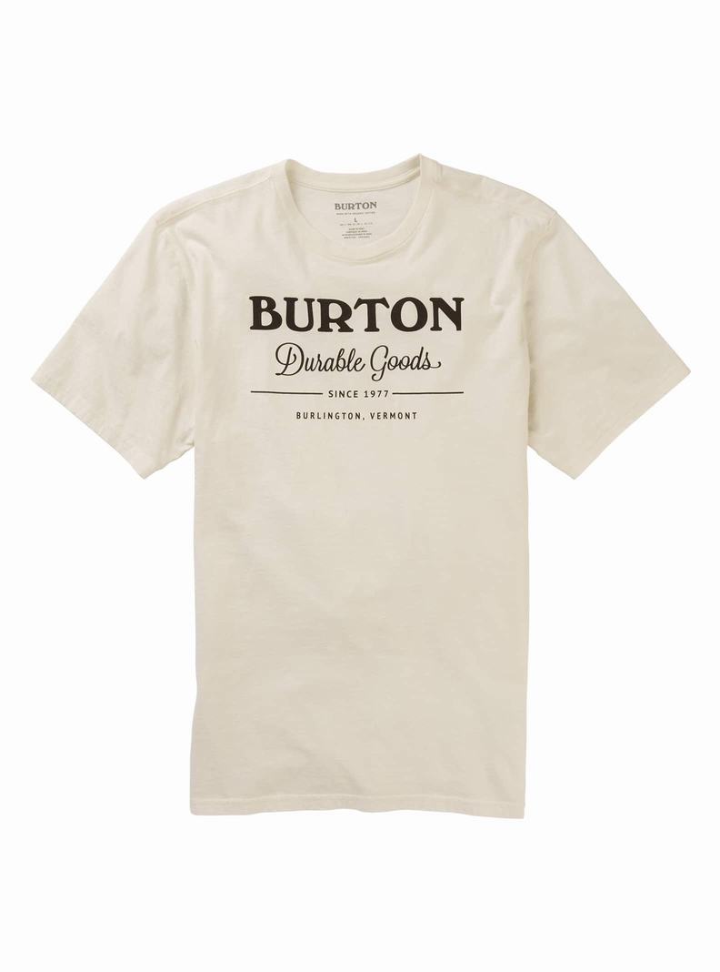 T-shirts Burton Durable Goods Corta Sleeve  Blanche Femme | HLV-5395133