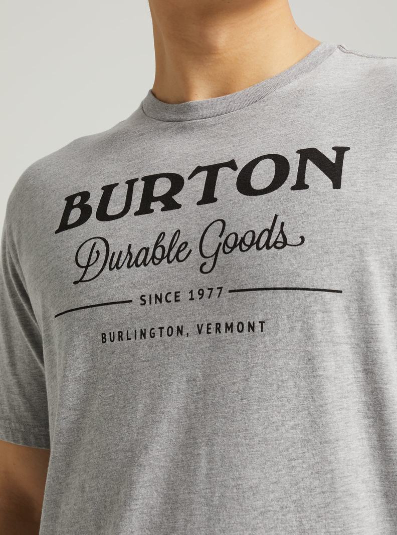 T-shirts Burton Durable Goods Corta Sleeve  Blanche Femme | HLV-5395133