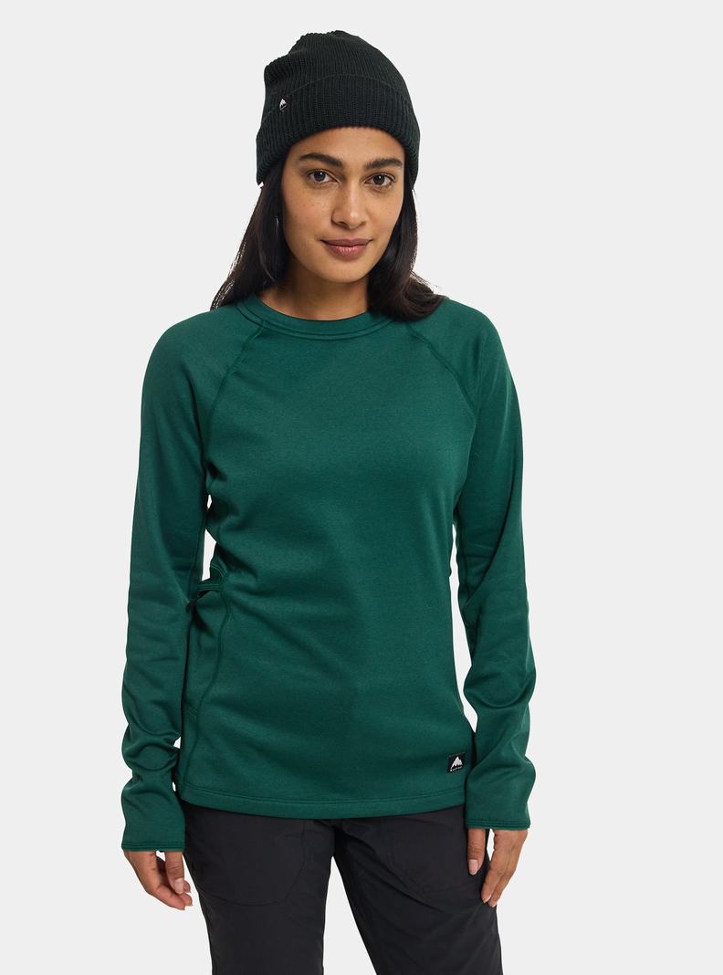 Sweats Burton Stockrun Crewneck Fleece  Marron Femme | JGX-3233493