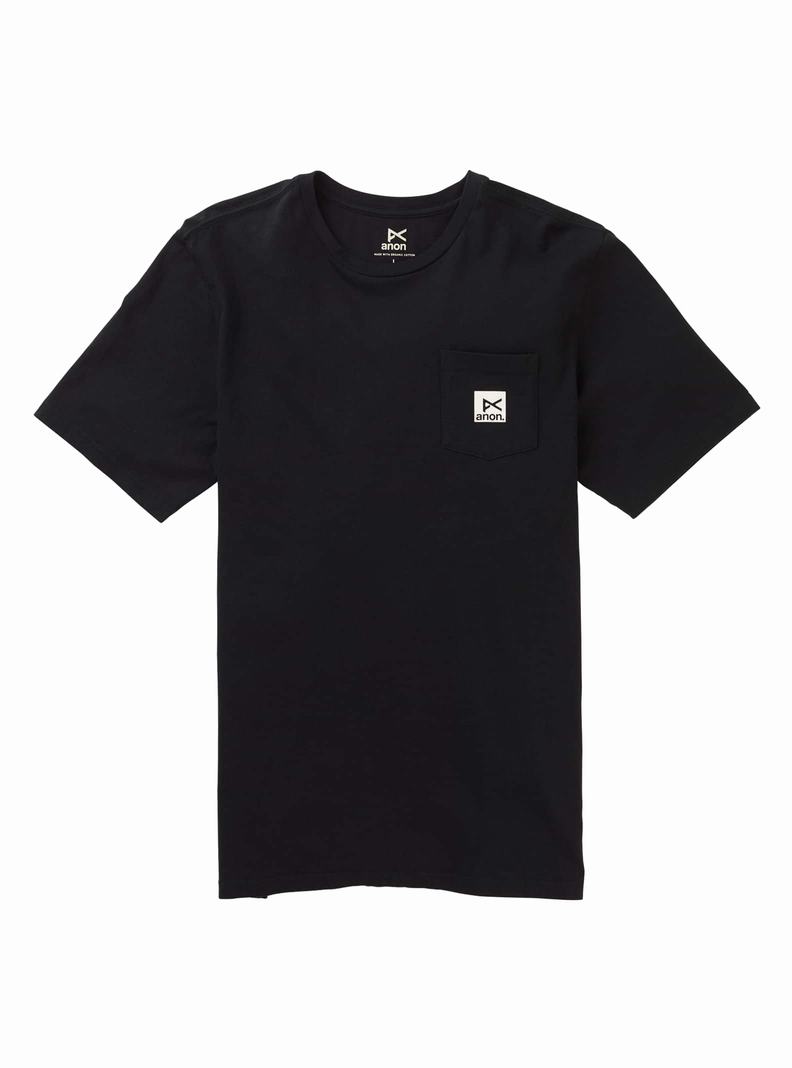 T-shirts Burton Anon Corta Sleeve Pocket  Noir Femme | IMR-9112772