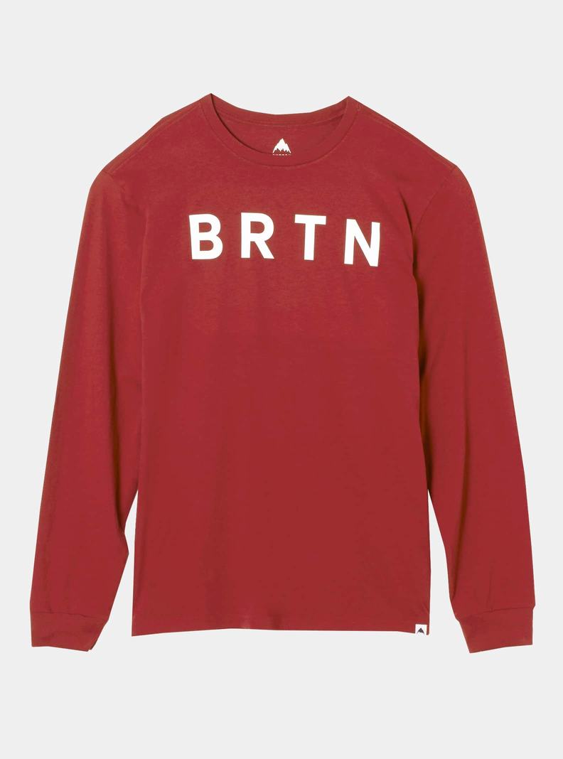 T-shirts Burton BRTN Long Sleeve  Rouge Femme | DXY-8167627