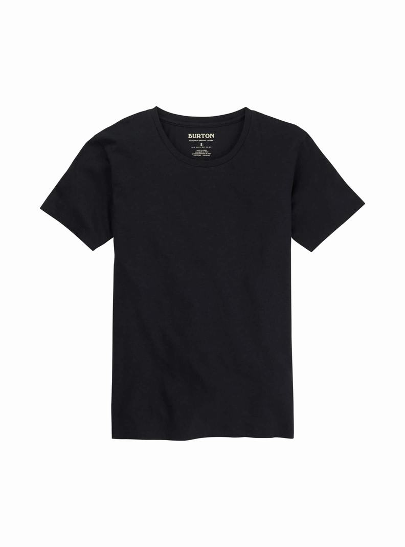 T-shirts Burton Classiche Corta Sleeve  Noir Femme | JZT-5079223