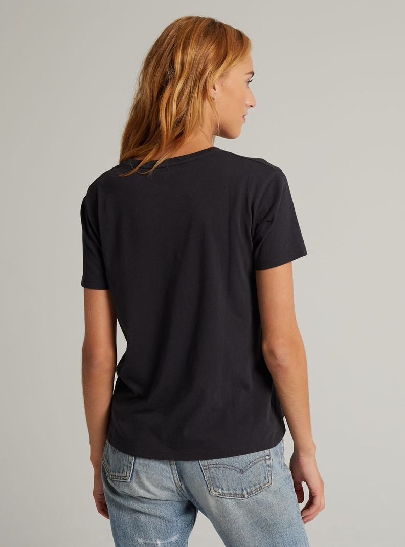 T-shirts Burton Classiche Corta Sleeve  Noir Femme | JZT-5079223