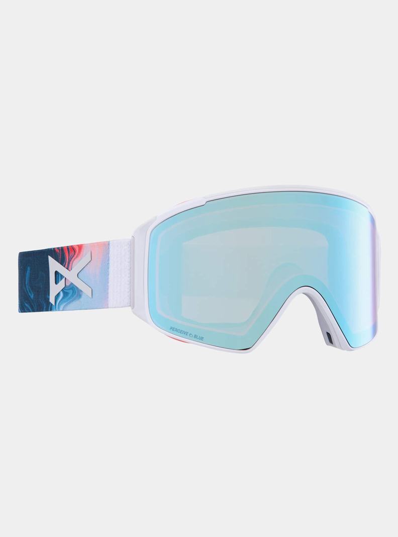 Lunette Ski Burton Anon M4S Goggles (Cylindrical) + Bonus Lens + MFI Face Mask  Orange Femme | WVH-6776342