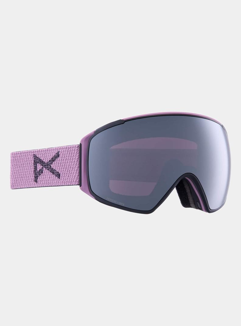 Lunette Ski Burton Anon M4S Goggles (Toric) + Bonus Lens + MFI Face Mask  Violette Orange Noir Femme | KCM-5779931