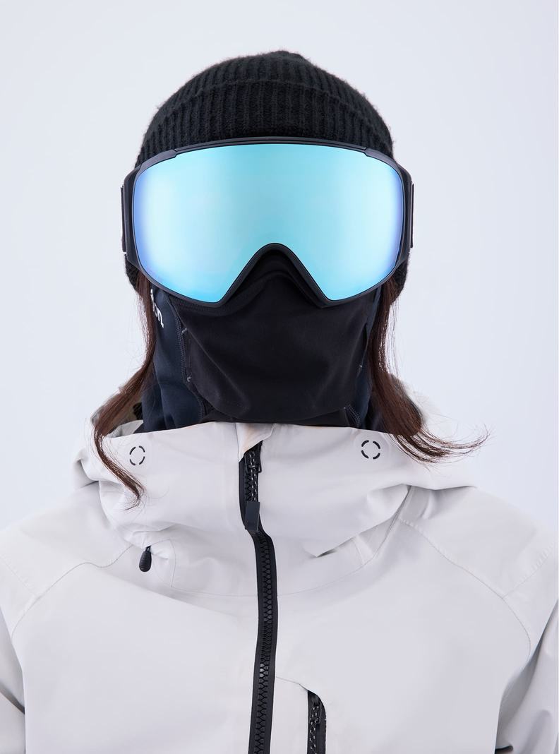 Lunette Ski Burton Anon M4S Goggles (Toric) + Bonus Lens + MFI Face Mask  Noir Bleu Rose Femme | LMP-5278183