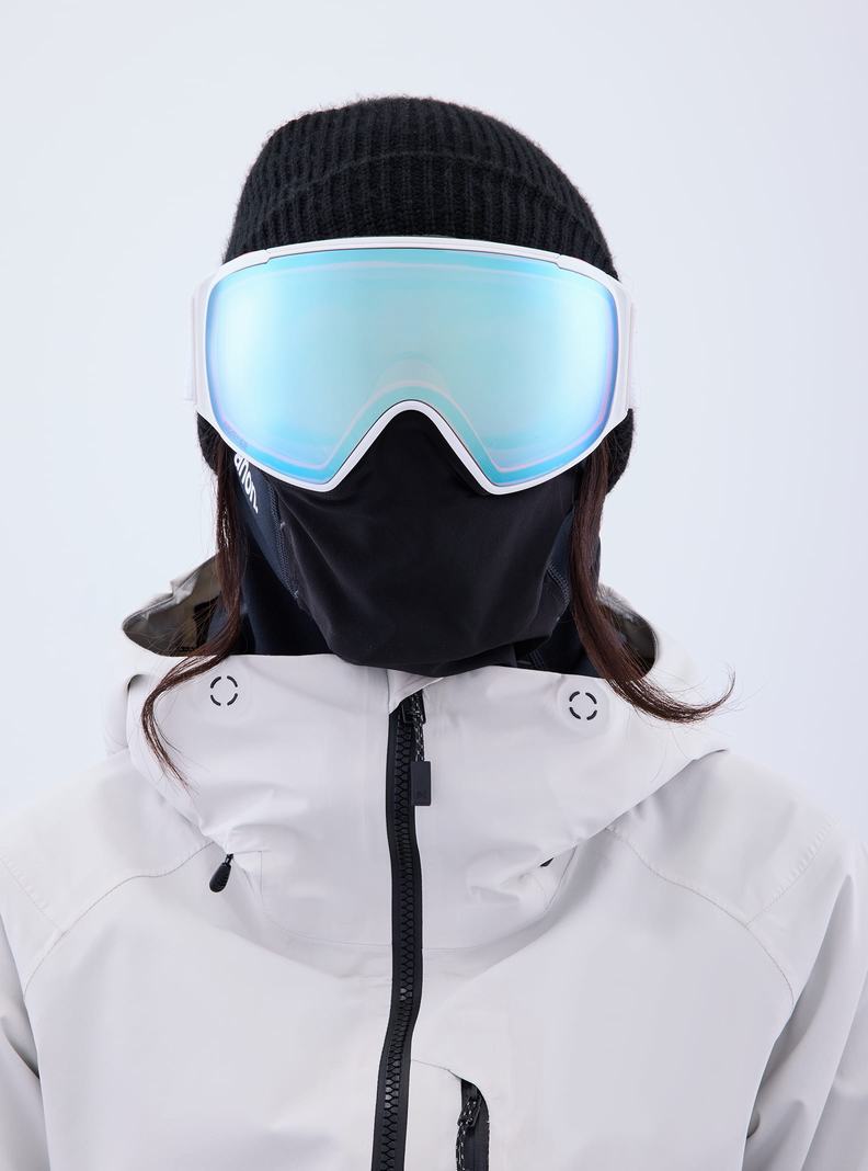 Lunette Ski Burton Anon M4S Goggles (Toric) + Bonus Lens + MFI Face Mask  Bleu Rose Femme | MXZ-4977851