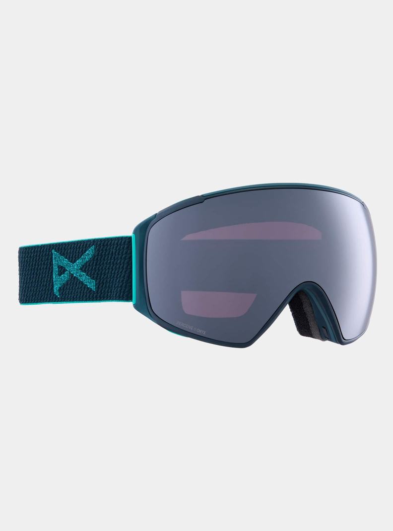 Lunette Ski Burton Anon M4S Goggles (Toric) + Bonus Lens + MFI Face Mask  Orange Noir Violette Femme | AYH-4703147