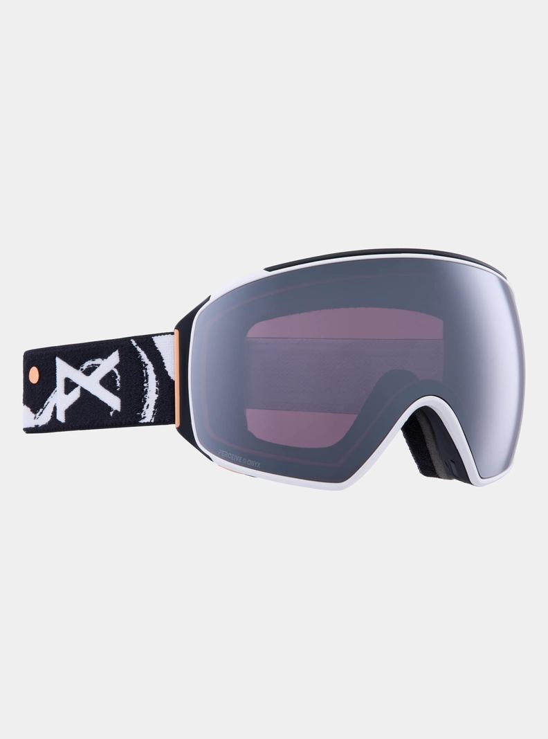 Lunette Ski Burton Anon M4 Goggles (Toric) + Bonus Lens + MFI Face Mask  Orange Noir Violette Femme | JTI-8623681