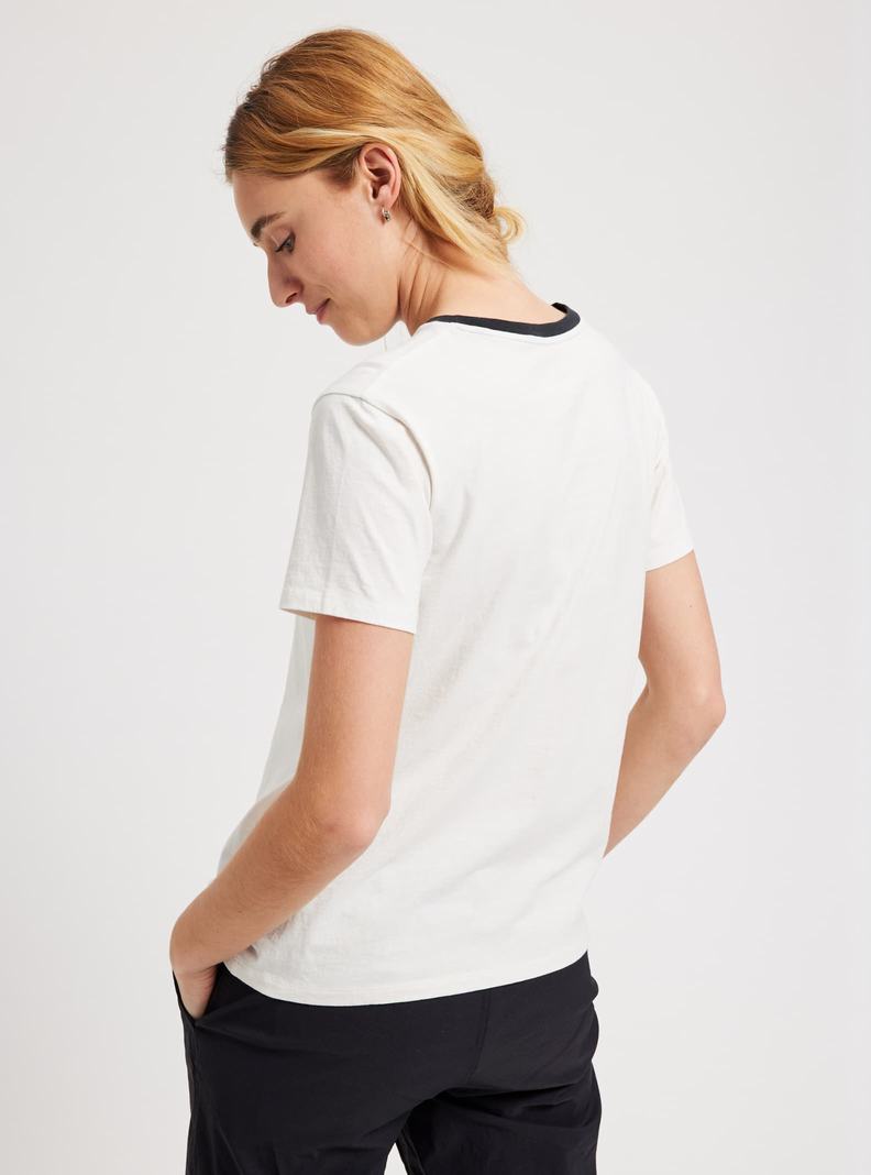 T-shirts Burton Vault Corta Sleeve  Blanche Femme | BJN-2292115