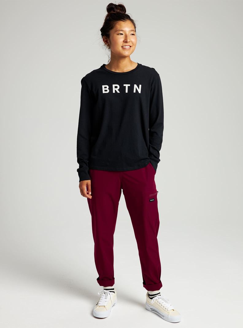 T-shirts Burton BRTN Long Sleeve  Noir Femme | DWL-7361991