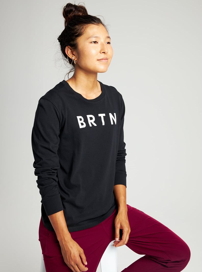 T-shirts Burton BRTN Long Sleeve  Noir Femme | DWL-7361991