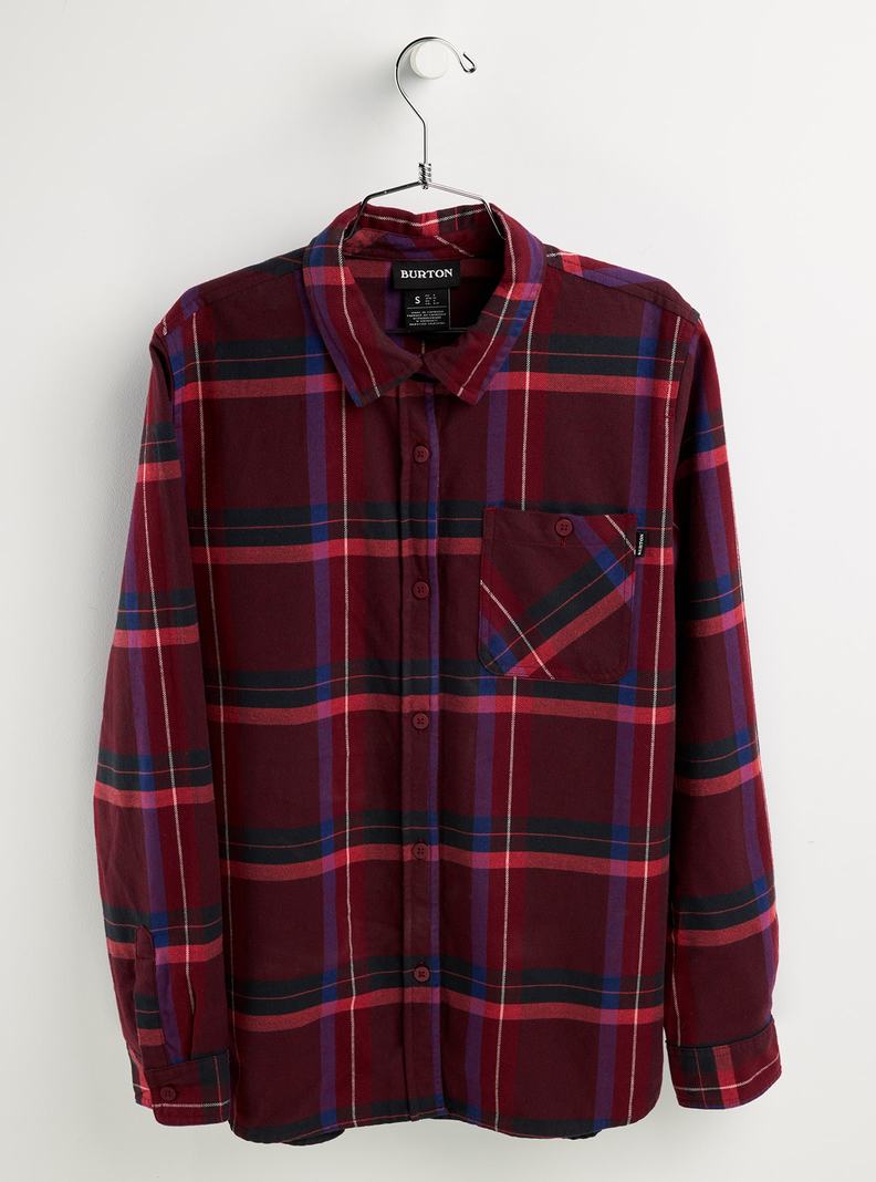 Chemise Burton Grace Long Sleeve Flannel  Rouge Foncé Femme | DZL-0176288