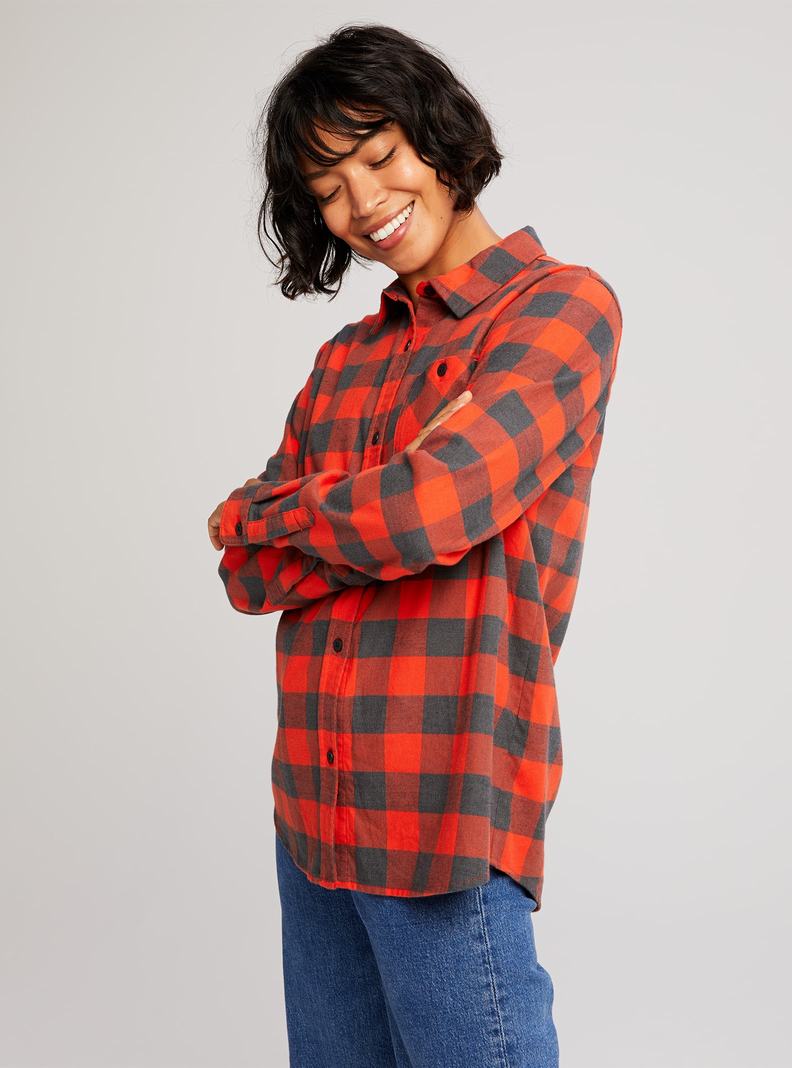 Chemise Burton Grace Long Sleeve Flannel  Rouge Femme | APC-2348980