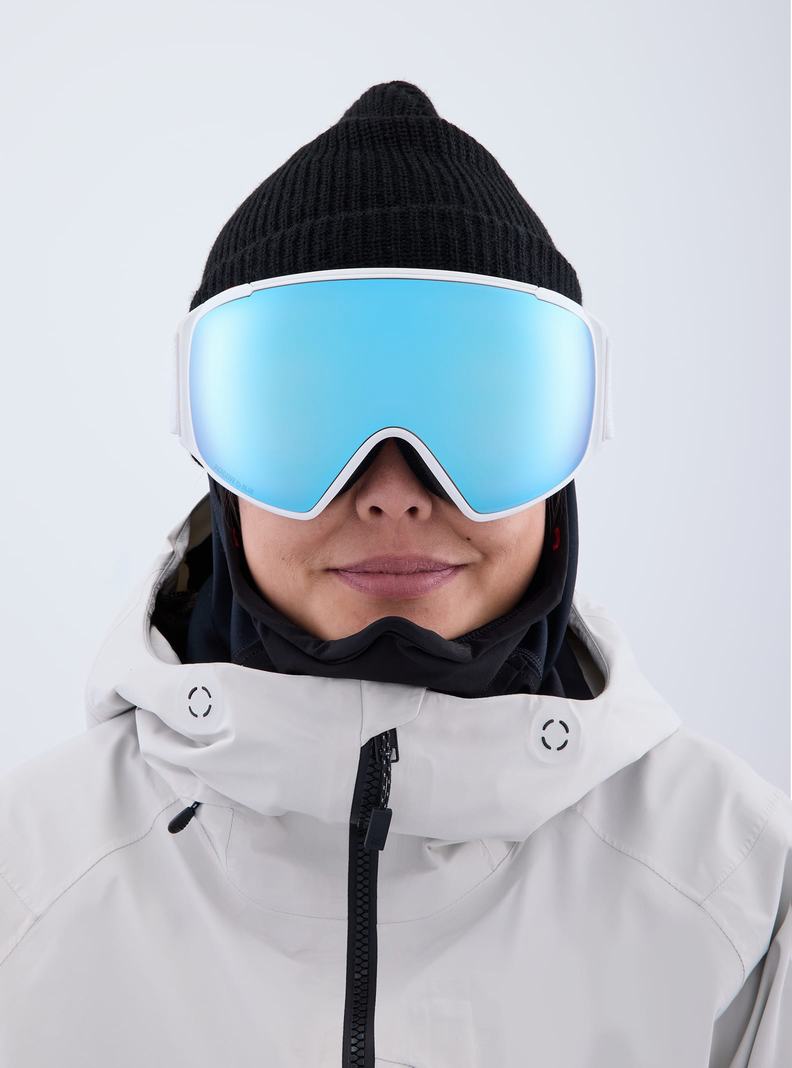 Lunette Ski Burton Anon M4S Low Bridge Fit Goggles (Toric) + Bonus Lens + MFI FACE MASK  Bleu Rose Femme | TPB-1838888