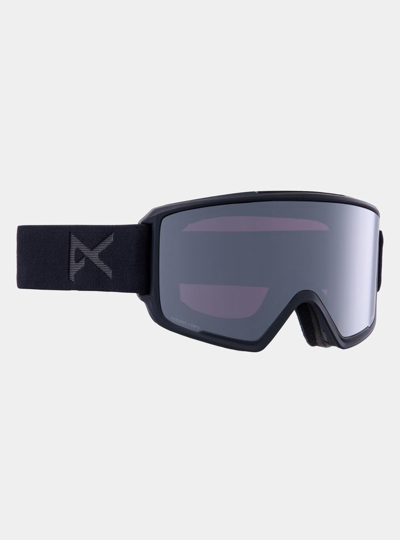 Lunette Ski Burton Anon M3 Goggles + Bonus Lens + MFI Face Mask  Orange Noir Violette Femme | PYN-6206536