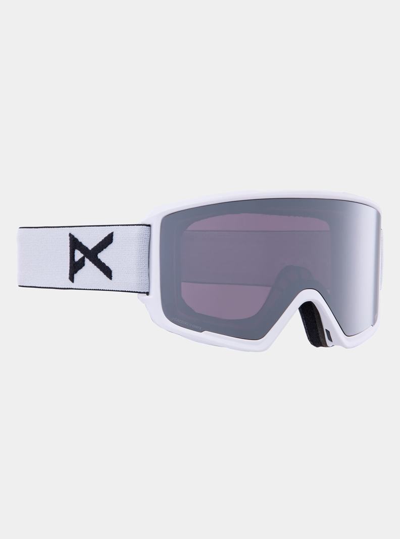 Lunette Ski Burton Anon M3 Goggles + Bonus Lens + MFI Face Mask  Blanche Orange Noir Violette Femme | PCH-9874185