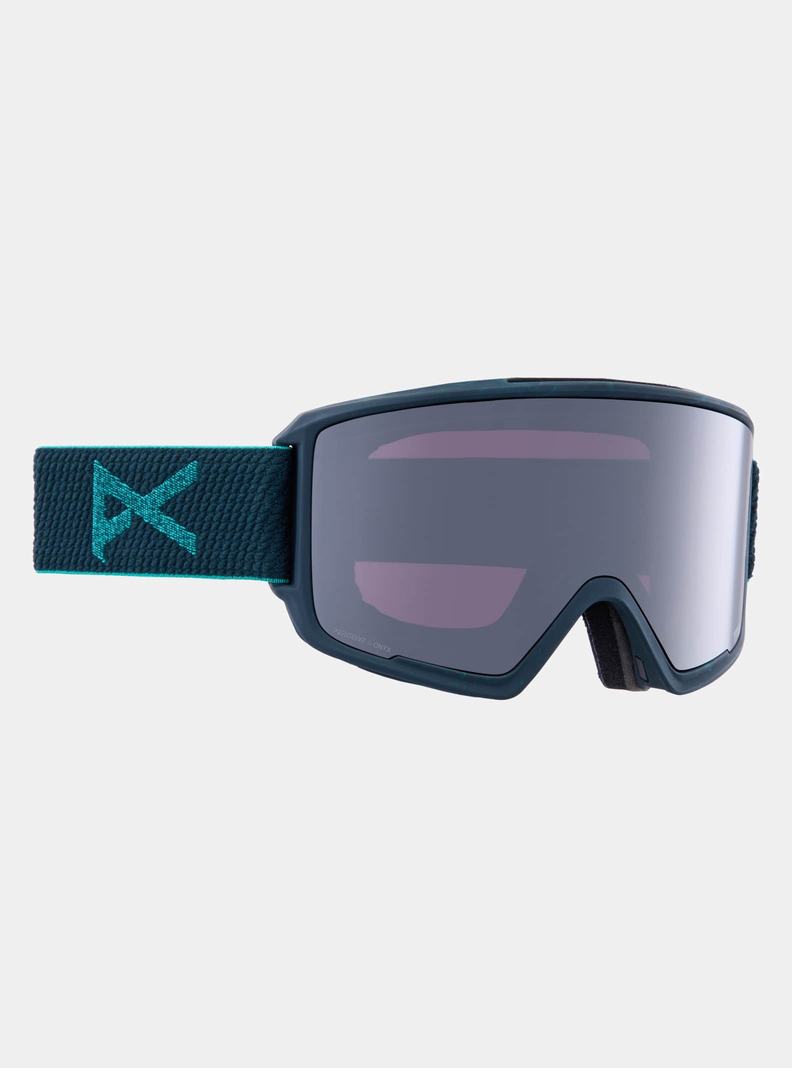 Lunette Ski Burton Anon M3 Goggles + Bonus Lens + MFI Face Mask  Orange Noir Violette Femme | LKS-6525910