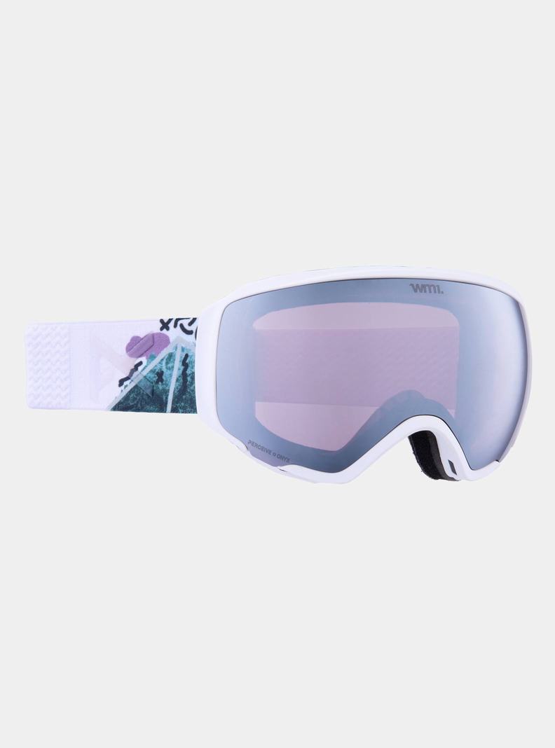 Lunette Ski Burton Anon WM1 Goggles + Bonus Lens + MFI Face Mask  Orange Noir Violette Femme | EIP-7571590