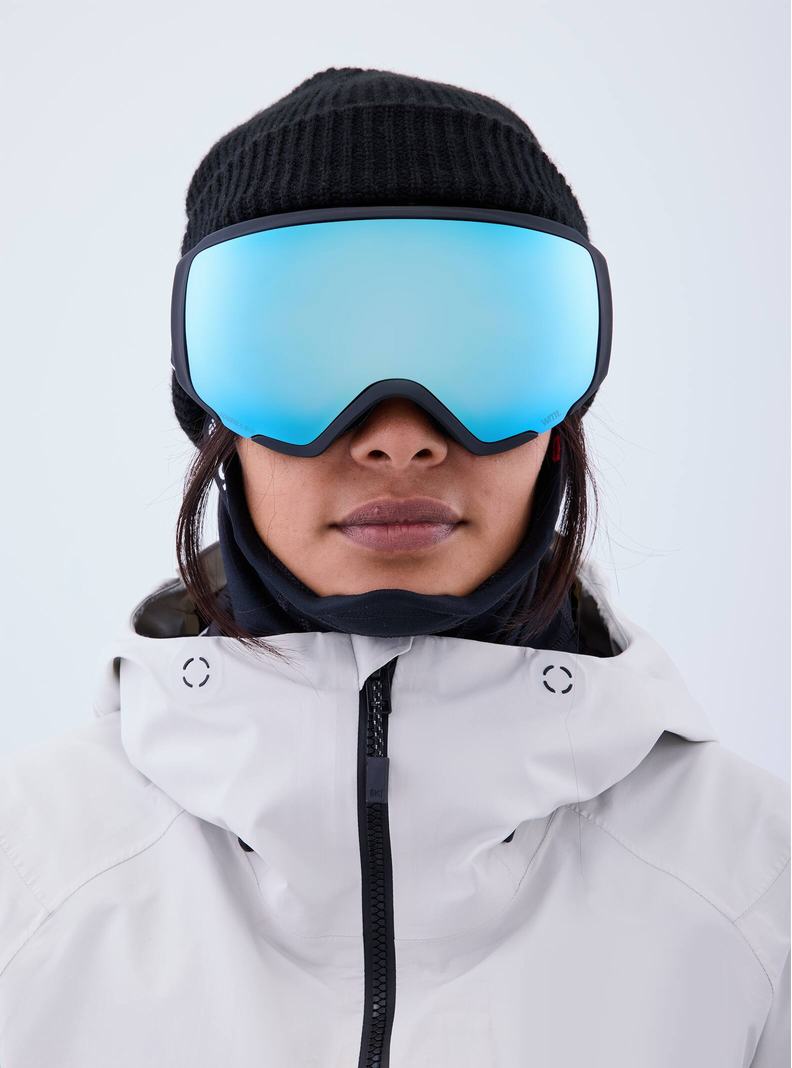 Lunette Ski Burton Anon WM1 Goggles + Bonus Lens + MFI Face Mask  Noir Bleu Rose Femme | PXO-4485363