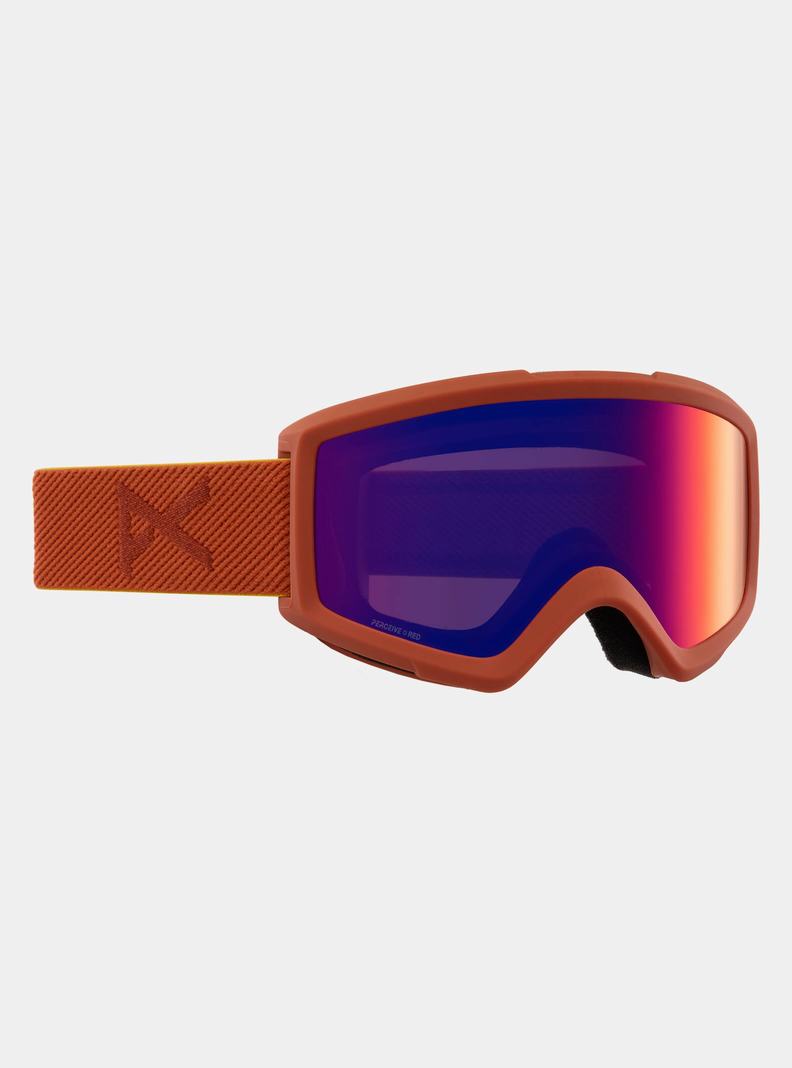 Lunette Ski Burton Anon Helix 2.0 Perceive Goggles + Bonus Lens  Orange Rouge Femme | WHI-9779847