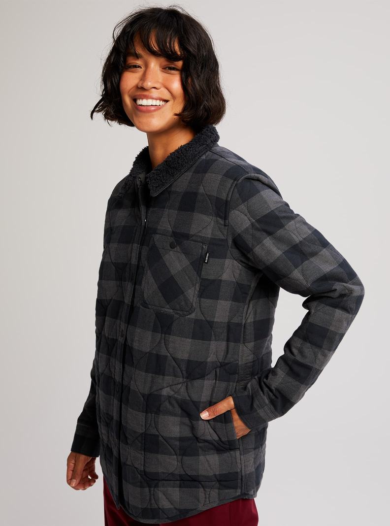 Chemise Burton Grace Insulated Flannel  Noir Femme | OMG-7771198