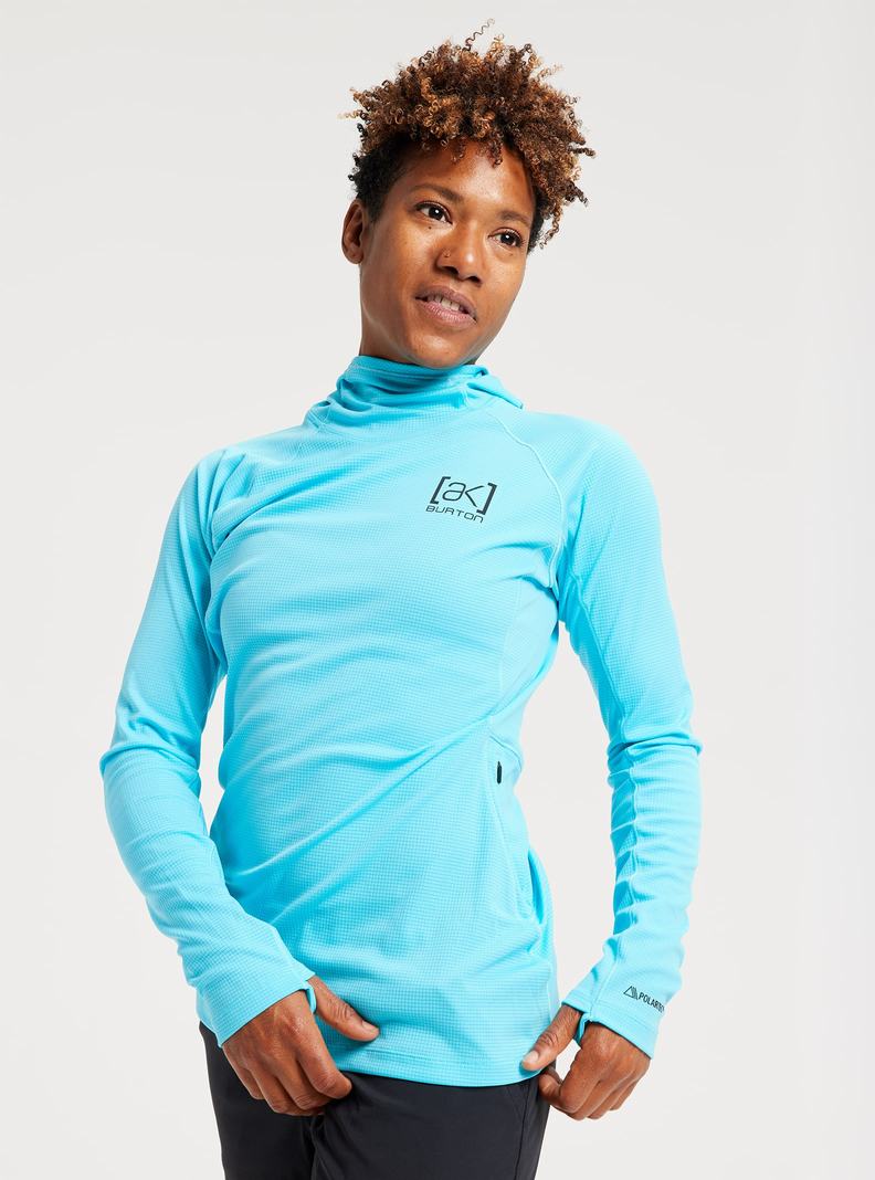 Sweat à capuche Burton [ak] System  Bleu Femme | NFY-1957962