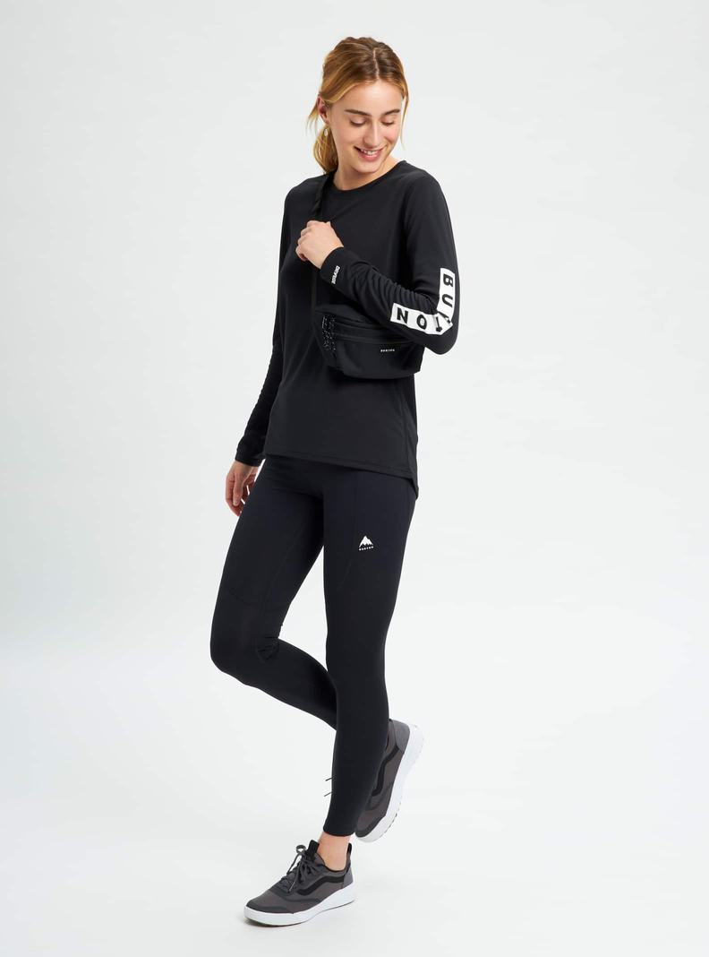 T-shirts Burton Multipath Active Long Sleeve  Noir Femme | WCE-6195857