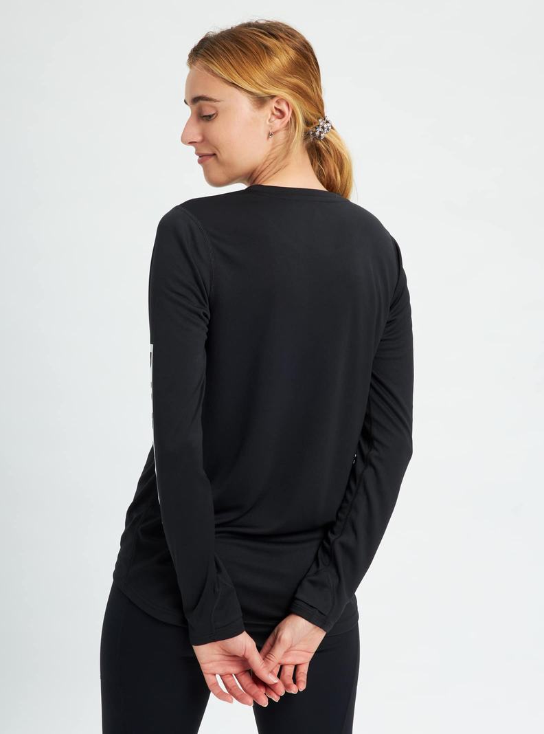 T-shirts Burton Multipath Active Long Sleeve  Noir Femme | WCE-6195857