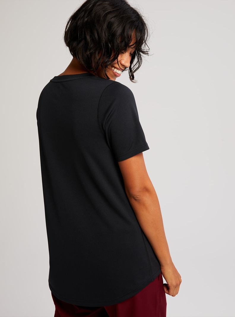 T-shirts Burton Multipath Active Corta Sleeve  Noir Femme | JLC-4894385