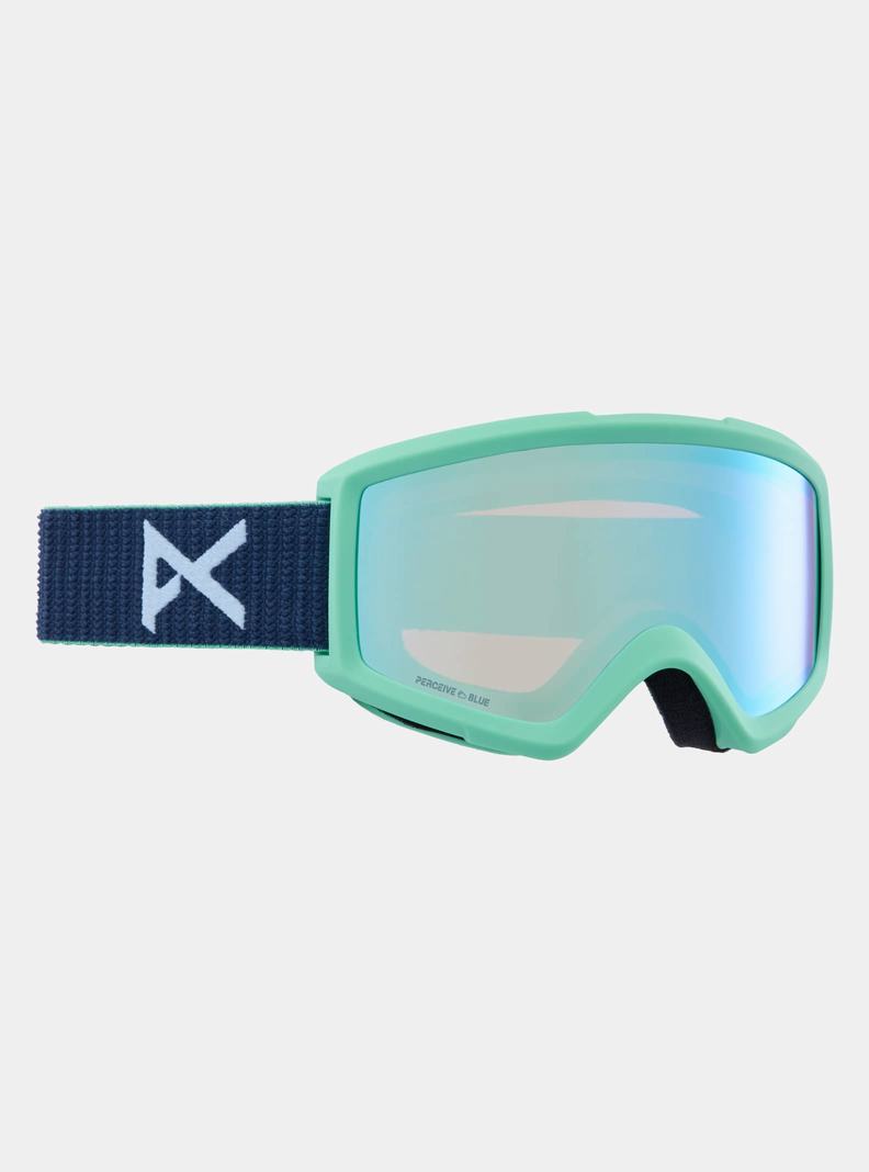 Lunette Ski Burton Anon Helix 2.0 Perceive Goggles + Bonus Lens  Bleu Marine Bleu Femme | JIO-0245108