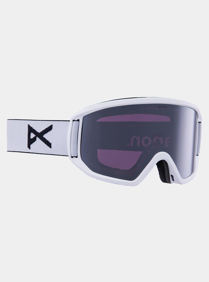 Lunette Ski Burton Anon Relapse Goggles + Bonus Lens  Blanche Orange Noir Femme | FRV-0830294