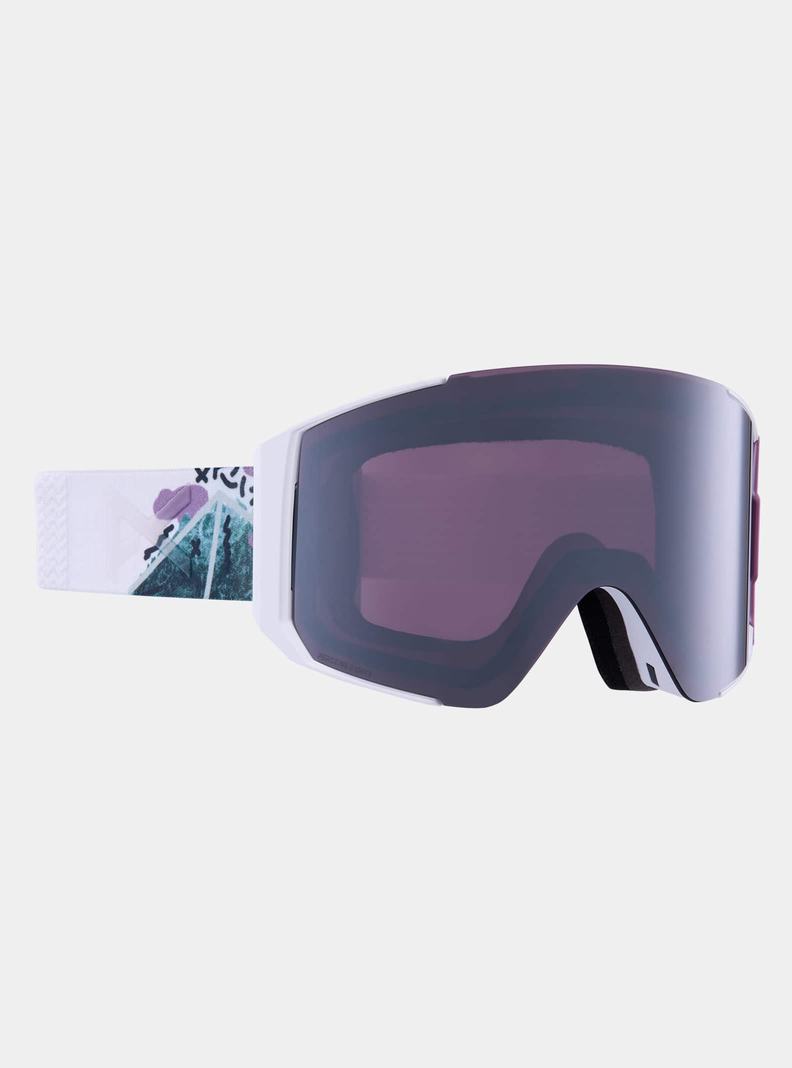 Lunette Ski Burton Anon Sync Low Bridge Fit Goggles + Bonus Lens  Orange Noir Violette Femme | YJG-5461929