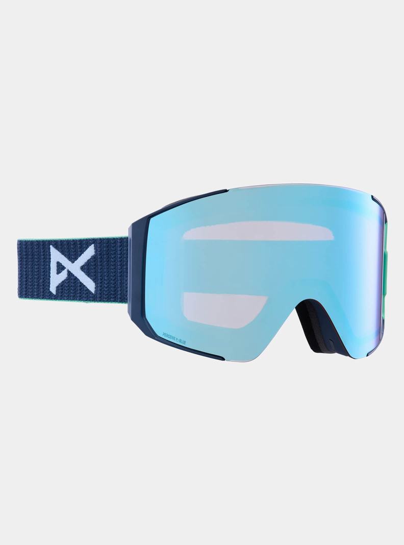 Lunette Ski Burton Anon Sync Low Bridge Fit Goggles + Bonus Lens  Bleu Marine Bleu Rose Femme | GPD-0484272