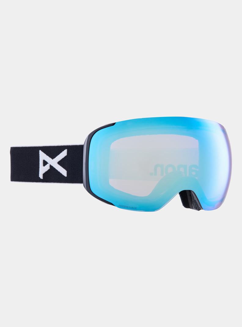 Lunette Ski Burton Anon M2 Goggles + Bonus Lens + MFI Face Mask  Noir Bleu Rose Femme | OCH-3057543