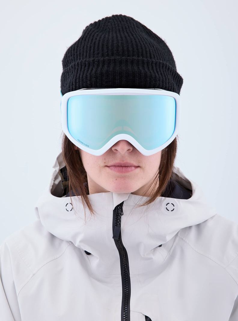 Lunette Ski Burton Anon Insight Goggles + Bonus Lens  Blanche Bleu Femme | OTT-3677221