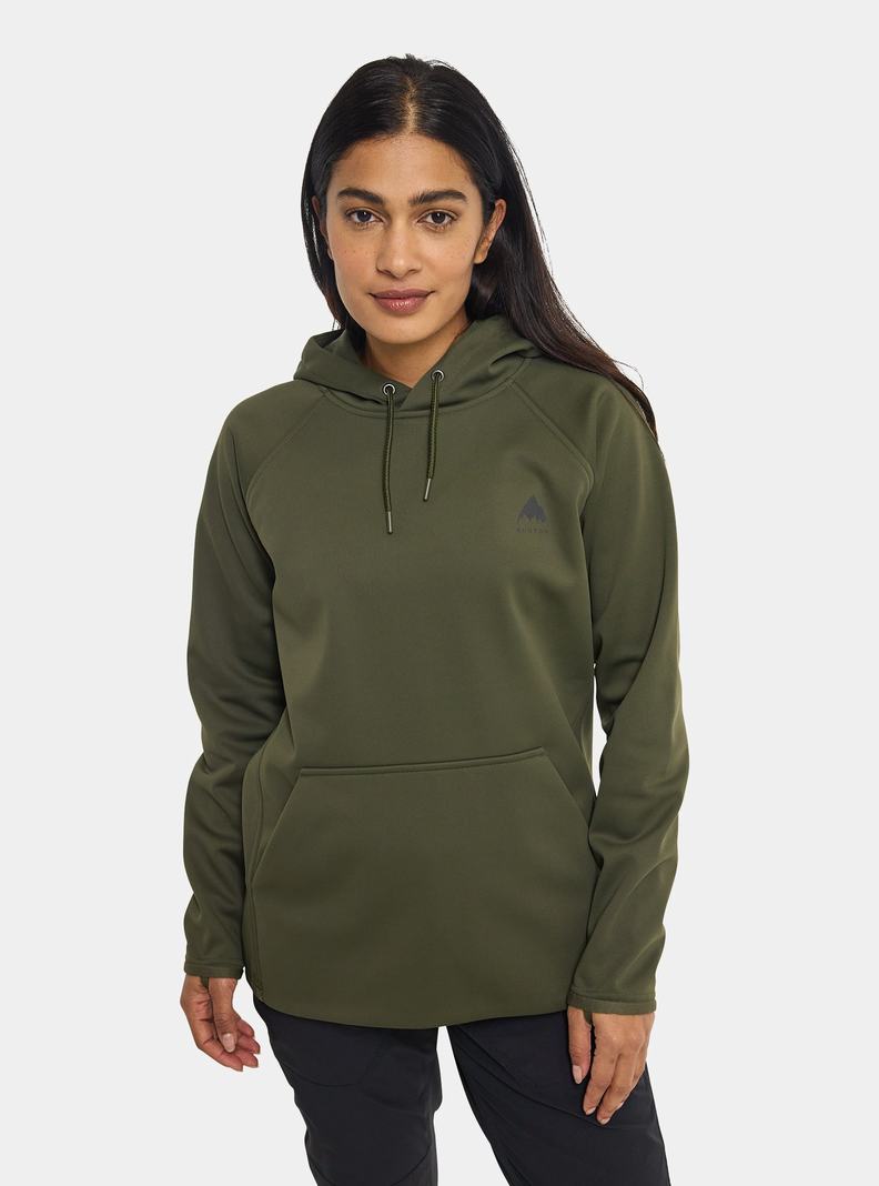 Sweats Burton Crown Weatherproof Pullover Fleece  Vert Foncé Femme | WXU-4643175