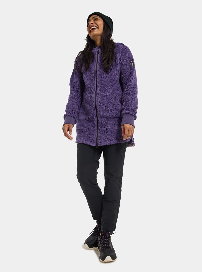 Sweats Burton Minxy Full-Zip Fleece  Violette Femme | ZQC-0019204