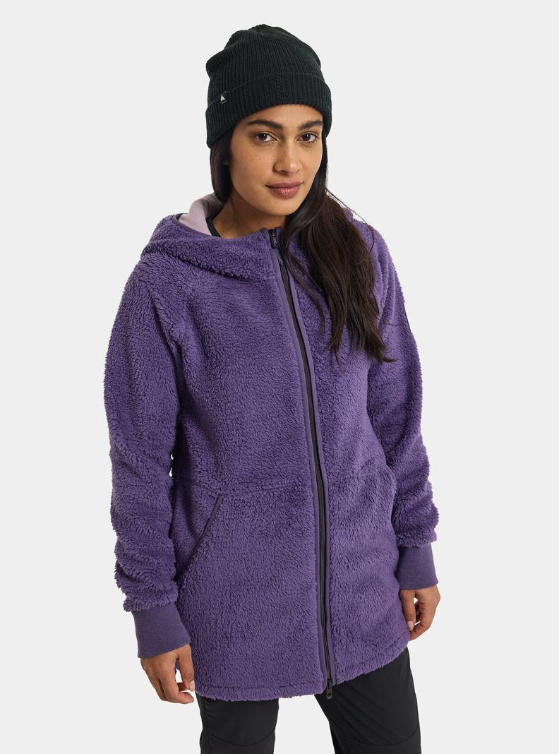 Sweats Burton Minxy Full-Zip Fleece  Violette Femme | ZQC-0019204