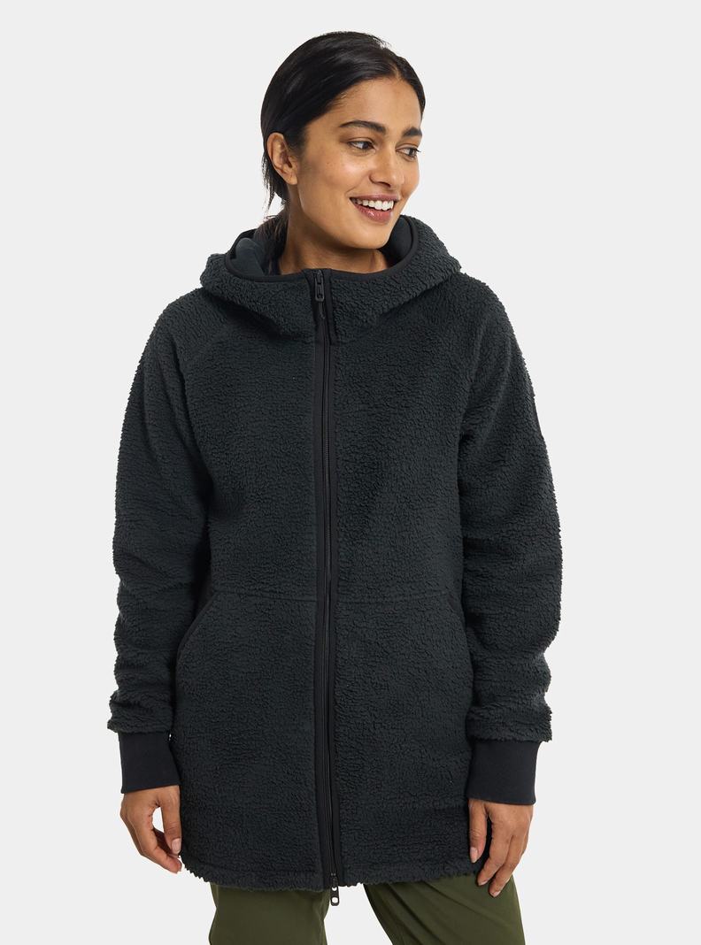 Sweats Burton Minxy Full-Zip Fleece  Noir Femme | ARU-9715326