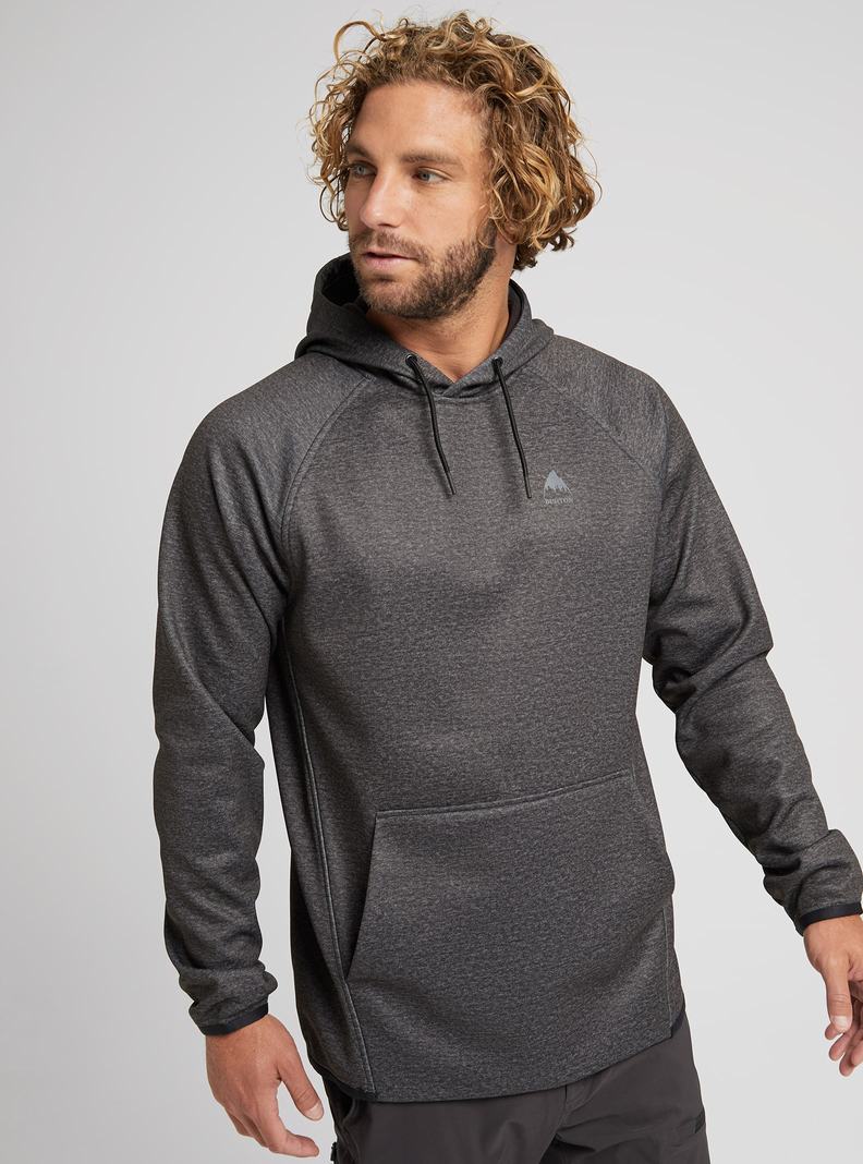 Sweats Burton Crown Weatherproof Pullover Fleece  Noir Homme | PGE-4706025