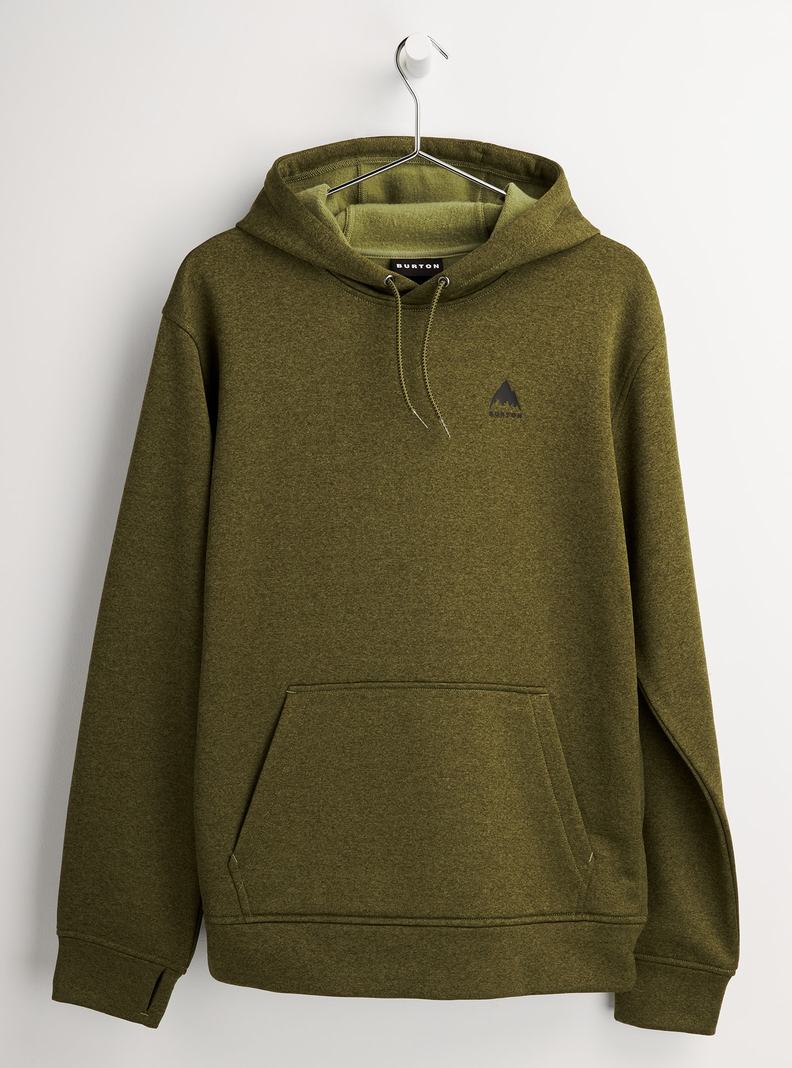 Sweat à capuche Burton Oak Pullover  Vert Olive Homme | JFK-2985445