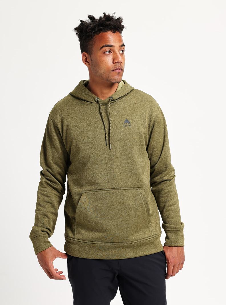 Sweat à capuche Burton Oak Pullover  Vert Olive Homme | JFK-2985445