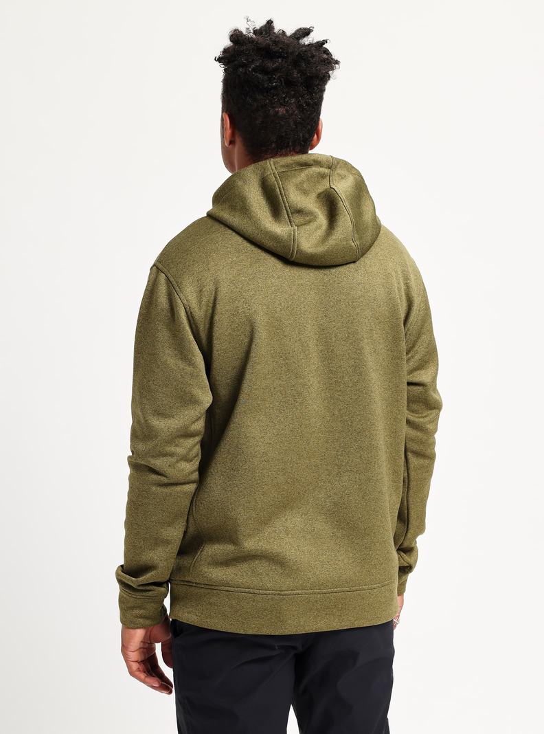 Sweat à capuche Burton Oak Pullover  Vert Olive Homme | JFK-2985445