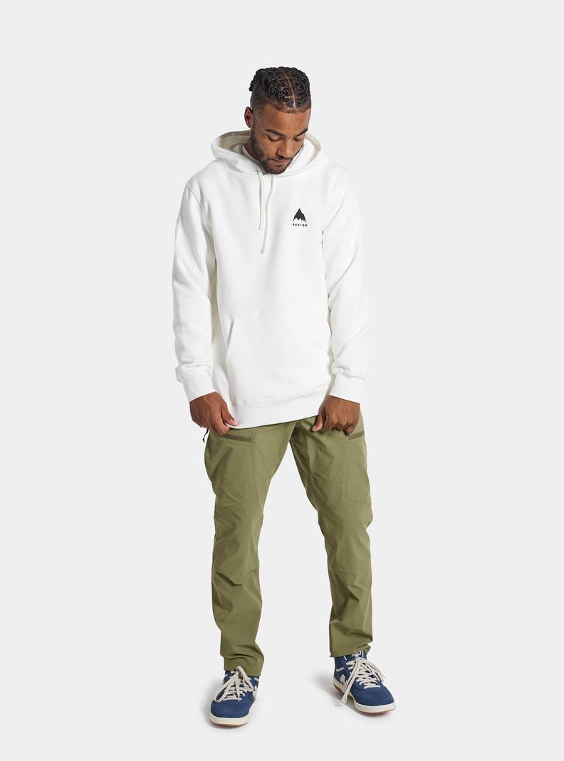 Sweat à capuche Burton Mountain Pullover  Blanche Homme | BRS-8467534