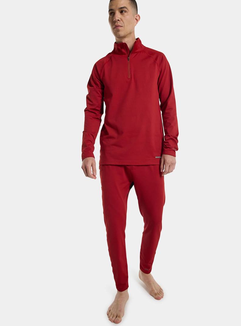 Sous-couches Burton Heavyweight X Base Layer Pants  Rouge Homme | EOC-4451732