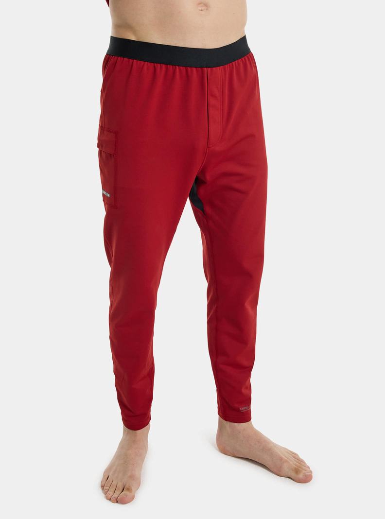 Sous-couches Burton Heavyweight X Base Layer Pants  Rouge Homme | EOC-4451732