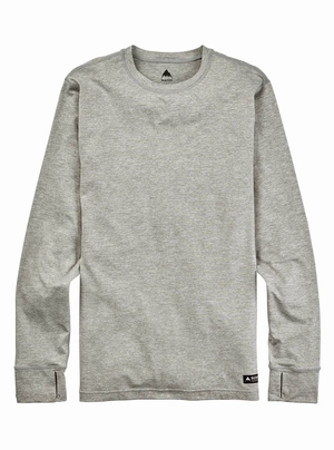 Sous-couches Burton Midweight Base Layer Crewneck  Grise Homme | WKE-2574001